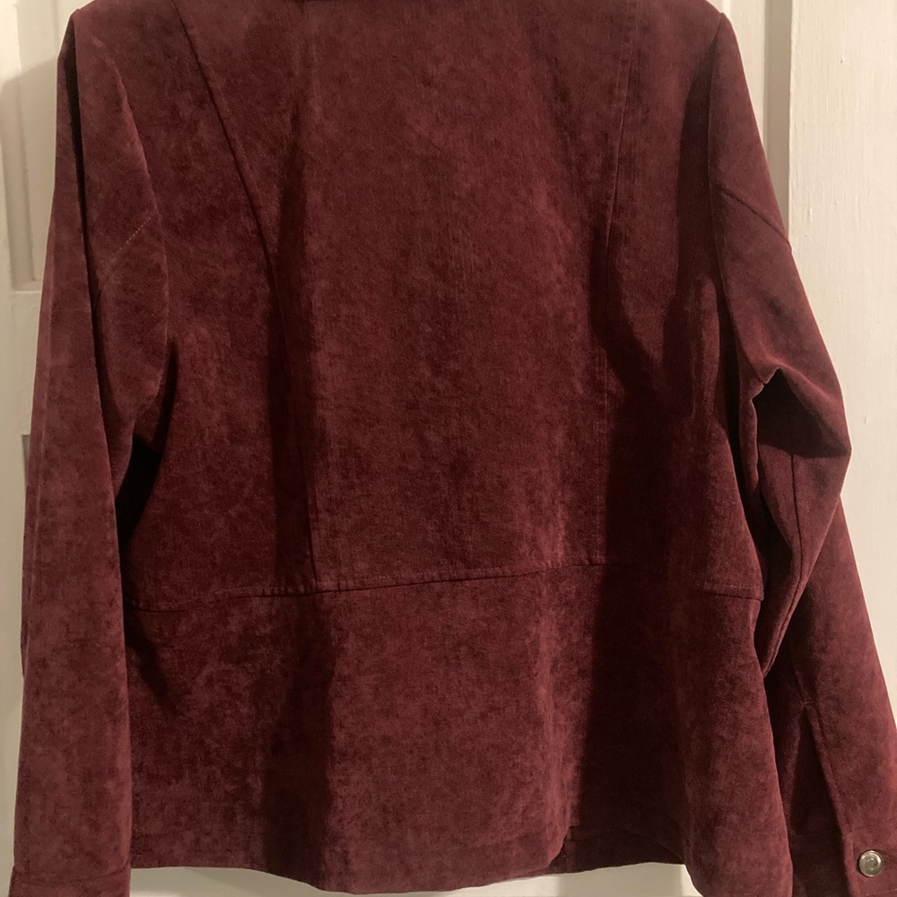 Christopher and Banks mahogany colored blazer jacket size X - Picture 3 of 4